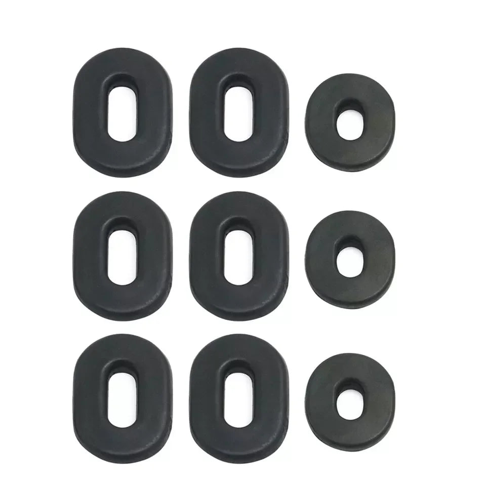12pcs Motorcycle Modification Covers Motorcycle Body Side Cover Rubber Grommet Fairing Washer Bolts Motorcycle Accessories
