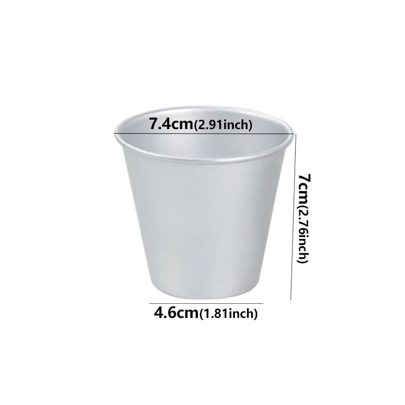 Nonstick Baking Cups Metal Aluminum Baking Form Mould Pastry Pudding Mold Decorating tool baking cups metal baking form mould