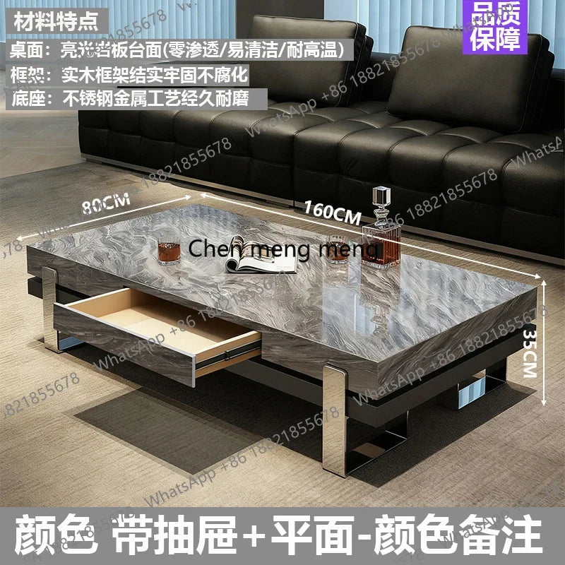 A50 Luxury Designer Side Table Modern Bedroom Living Room Kitchen Organizer Moving Coffee Table Writing Couchtisch Home Furnitur