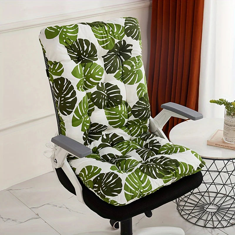Ergonomic Office Chair Cushion with Integrated Backrest Support - Suitable for Multifunctional Use of Home and Car Seats
