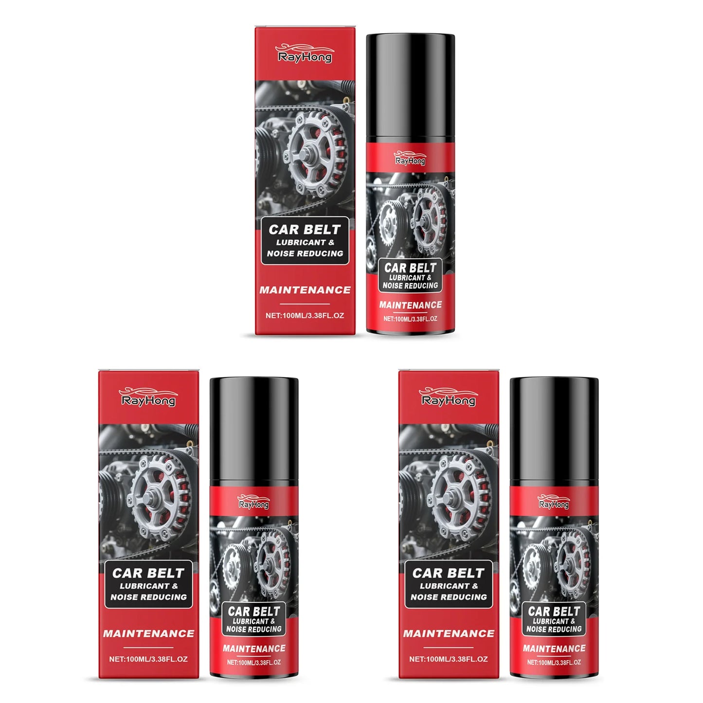 Car Engine Belt Dressing Spray Stops Noise Lubrication Reduces Friction Protects Rubber Prolong Belt Life Cars Maintenance 100ml