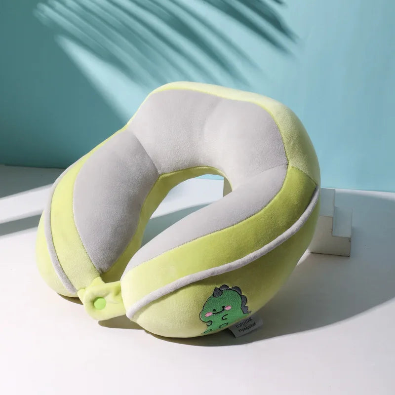 U Shaped Pillow Office Nap Neck Pillow Cartoon Airplane Pillow Travel Portable Neck Pillow Hump Neck Pillow
