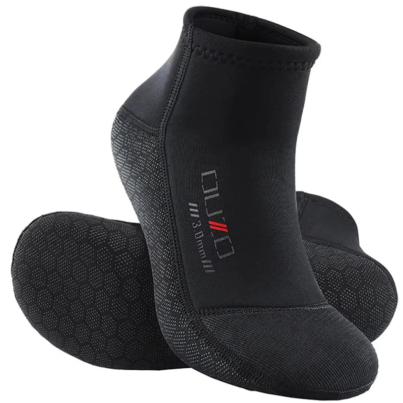 New 3MM Neoprene Diving Socks Shoes Water Boots Non-slip Beach Boots Wetsuit Water Socks Snorkeling Surf Sand Proof Warm Socks