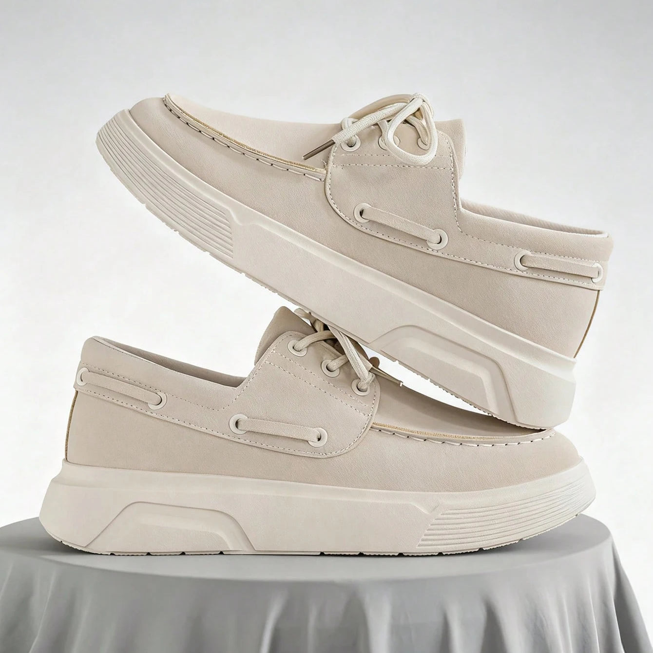 Fashion Men's Sneakers Comfortable Wallking Shoes Lace Up Non Slip Wear Resistant Daily Business Preppy Casual Men Leather Shoes