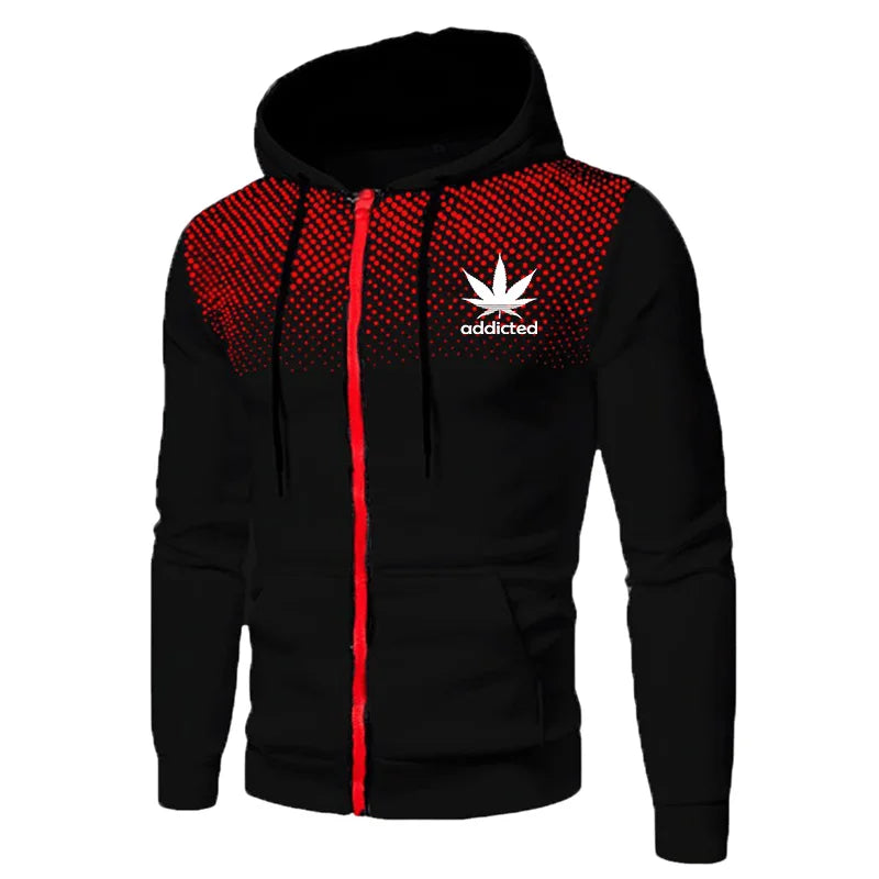 2025 New in Men's Sportswear Zipper Hooded Coat and Jogger Pants Urban Casual Fashion Outfit Fall Winter Training Tracksuit Set