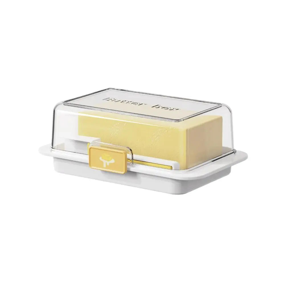 1PCS Butter Storage Box Cheese Cutter Container Lid Refrigerator Organizer Kitchen Essential Portable Food Fresh Keeper Box Tool