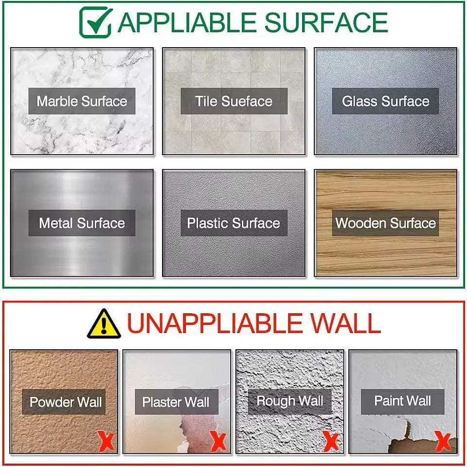 Nano super strong double-sided adhesive tape, waterproof reusable transparent tapes, heat resistance, home and bathroom decorati