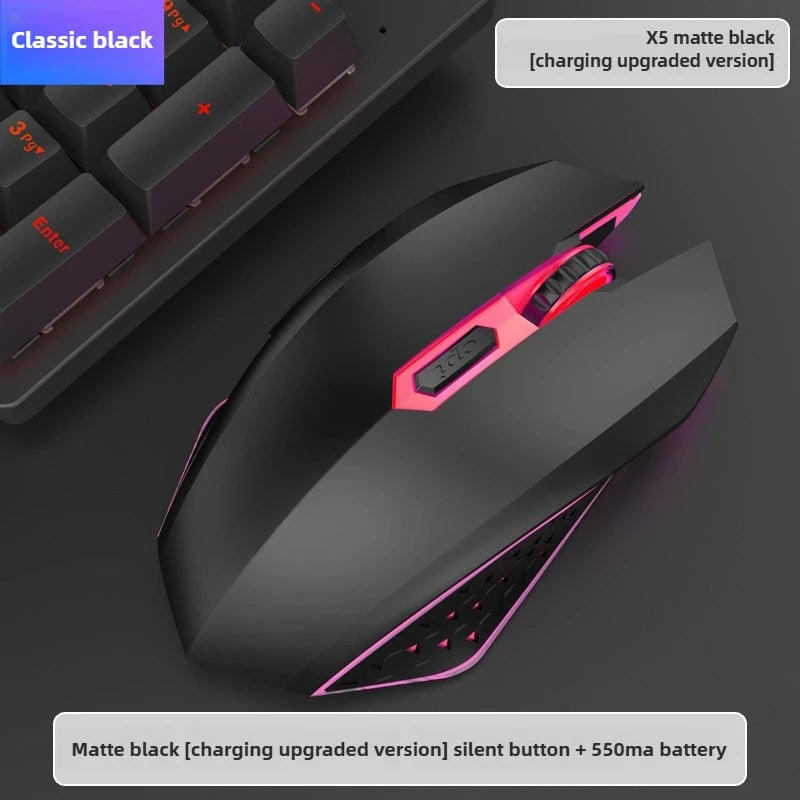 Wireless Mouse Charging Gaming Mouse Mute Backlit Mouse Mechanical Ergonomic Optical Computer Accessories for PC Laptop