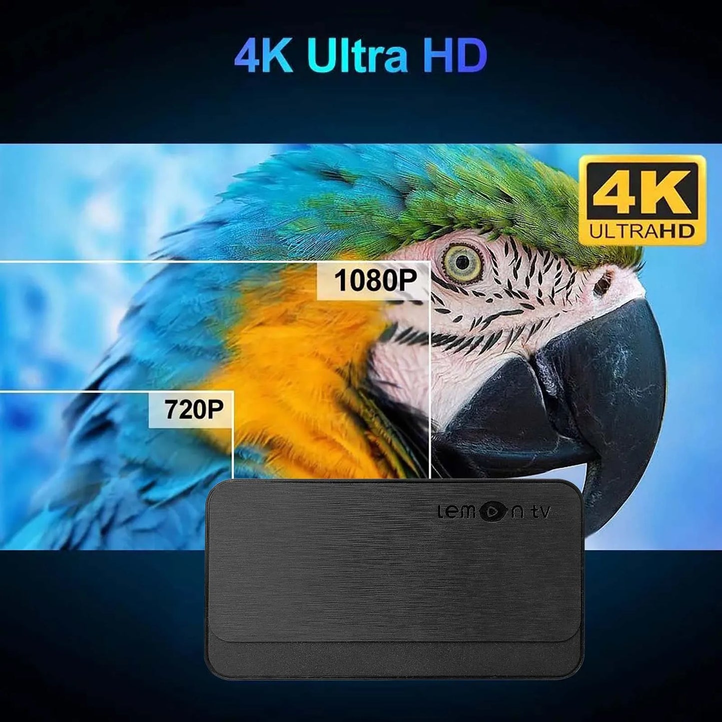 Android 12.0 Lemon TV L2 Smart TV BOX Allwinner H618 2.4G 5G Wifi6 2GB 16GB Set Top BOX BT5.4 Remoter 100M Media Player TV Box