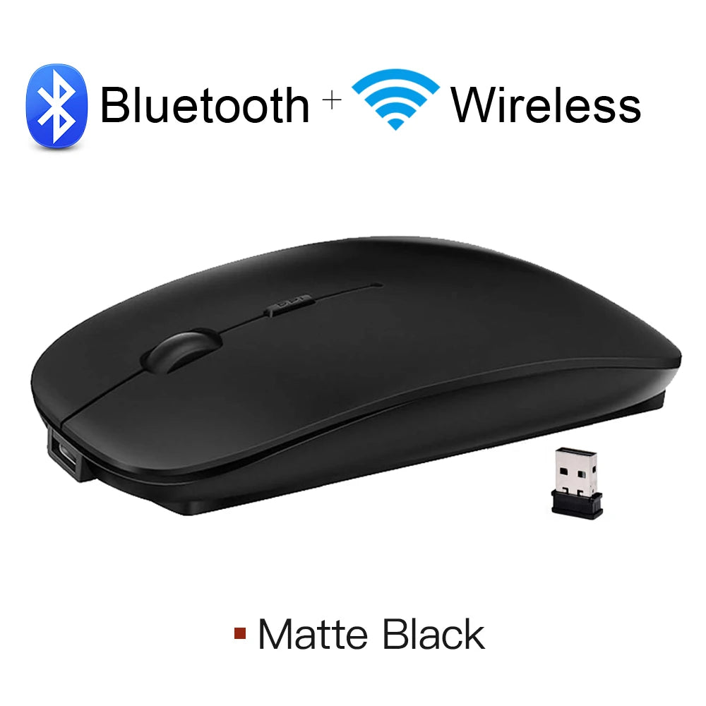 Rechargeable Wireless Mouse Bluetooth Mouse Computer Ergonomic Mini Usb Mause 2.4Ghz Silent Macbook Optical Mice For Laptop Pc