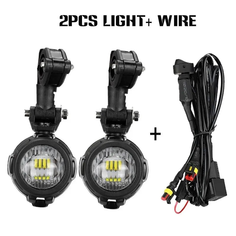 Upgrade Brighter Lamp For BMW R1200GS F800GS F700GS F650 K1600 Motorcycle Fog Light Auxiliary Lights 40W 6000K