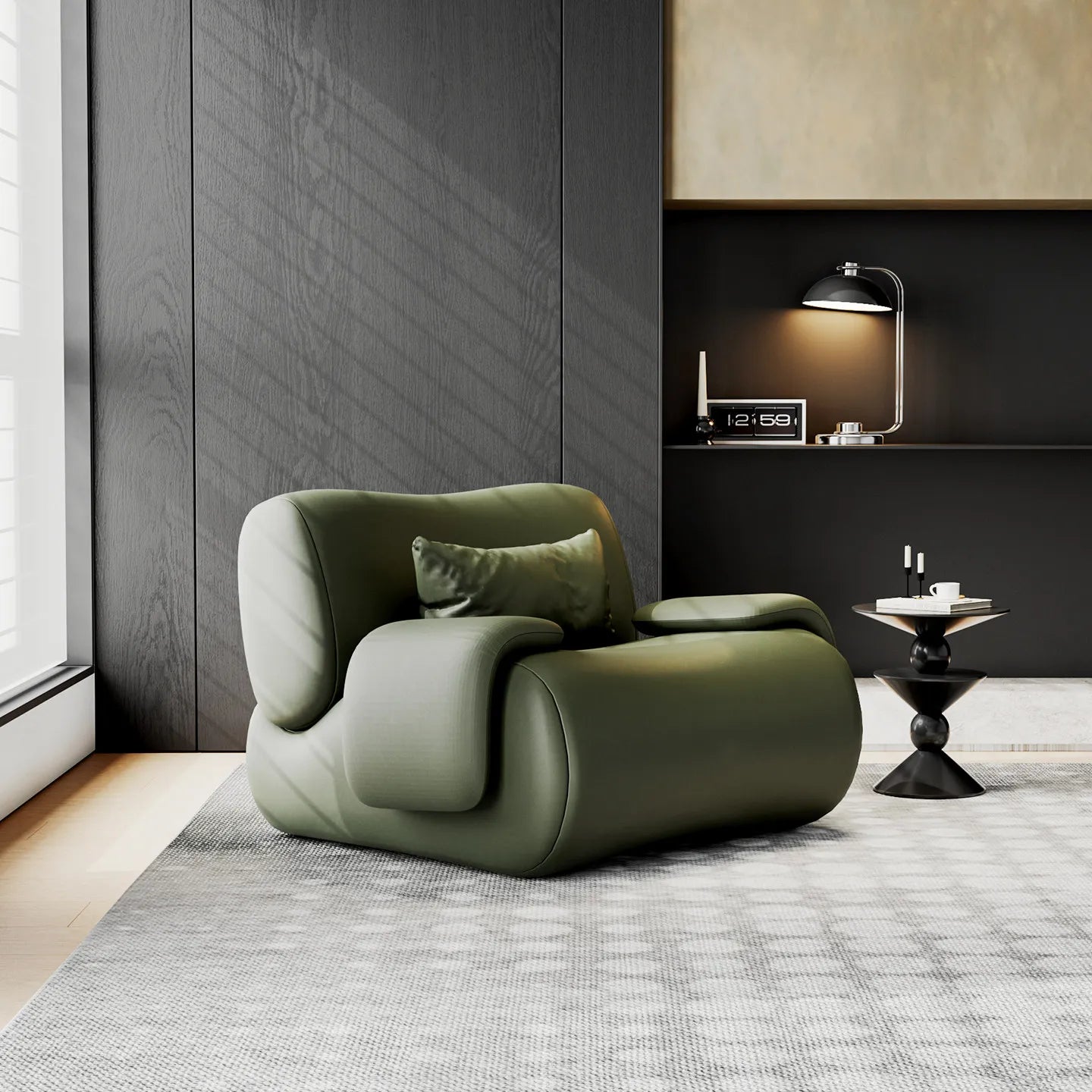 Lazy Minimalist Living Room Sofas Nordic Modern White Floor Living Room Sofas Single Luxury Muebles Chinese Style Furniture