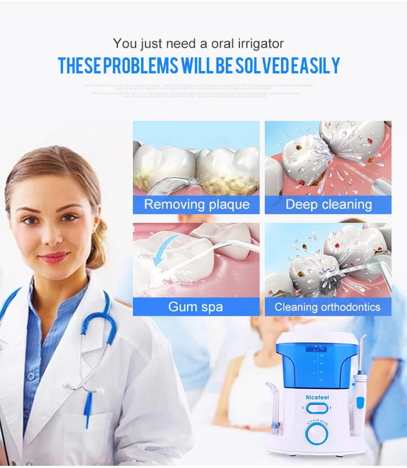 Personal Care Appliances Oral Irrigator Dental Water Jet Flosser Pick For Teeth cleaning Irrigation Mouthwasher Washing Machine