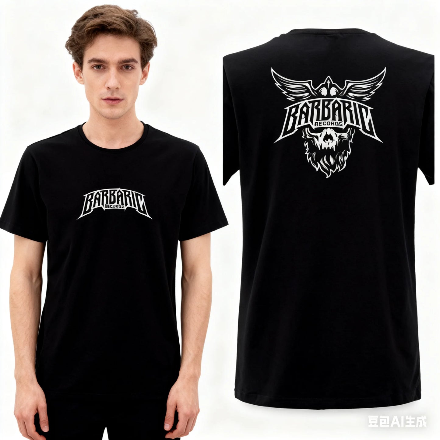 Hot Selling New Fashion Men's T-shirt HARDCORE TECHNO MAINSTREAM GABBA Women's T-shirt Gabber Oversized Streetwear Hip-hop Top