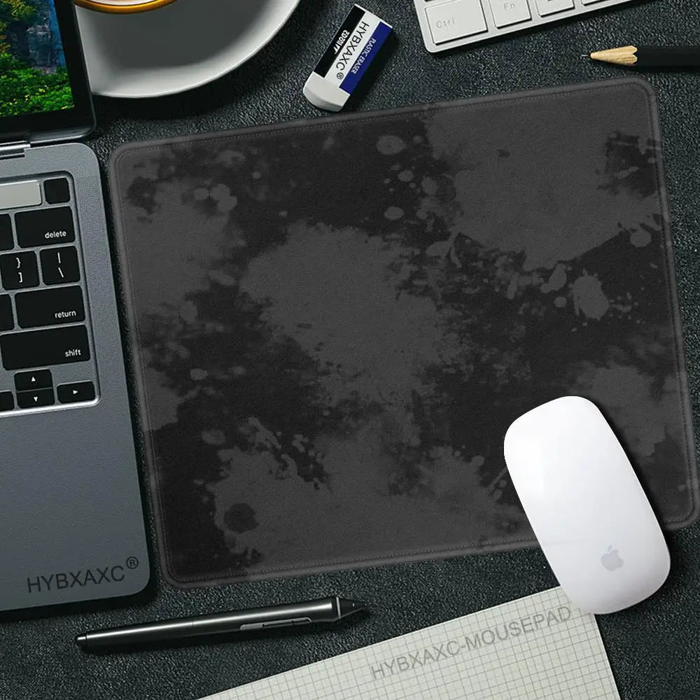 Mouse Pad 500x500 Gray Texture Mouse Mat Waterproof Setup Gaming Accessories Control Type Mousepad Gamer Rug Small Mousepad