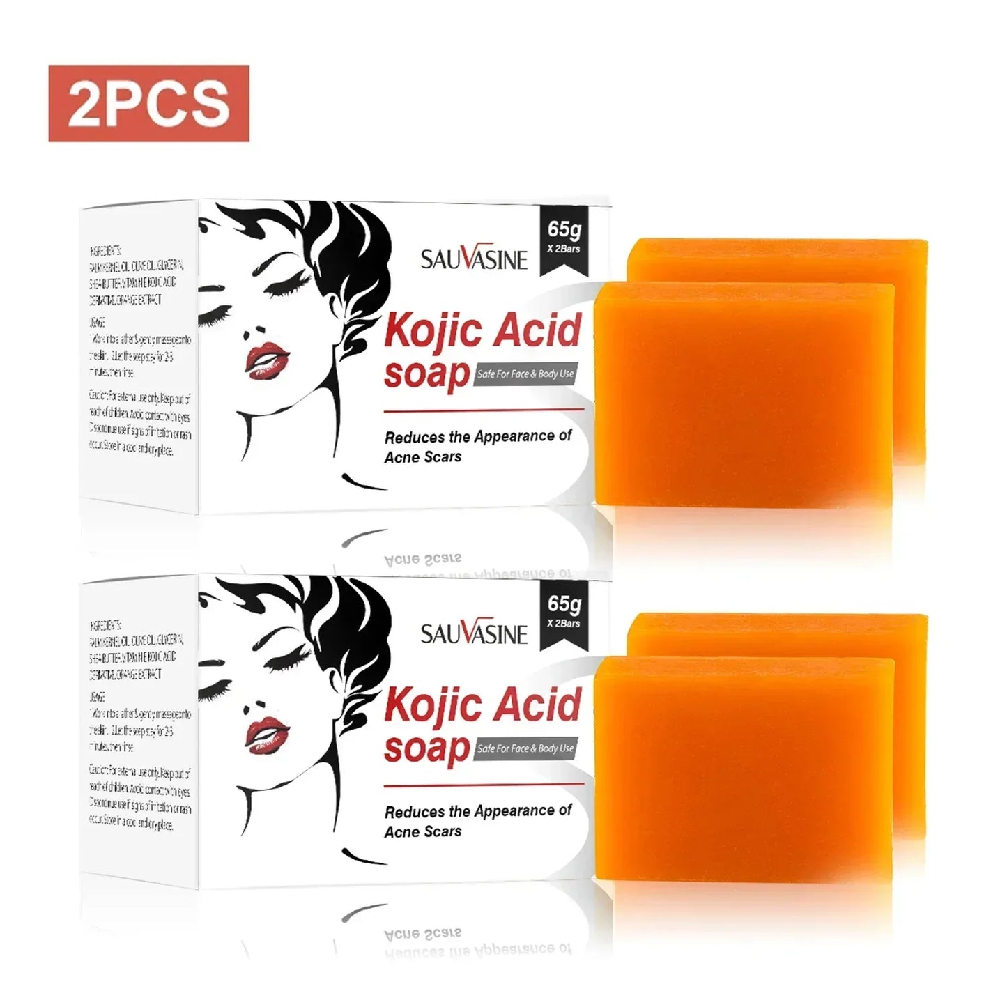 Kojic Acid Soap Soap in Sheets Cleansing Face Even Skin Tone Whitening Soap Oil Control Moisturizing Beauty Health Skin Care