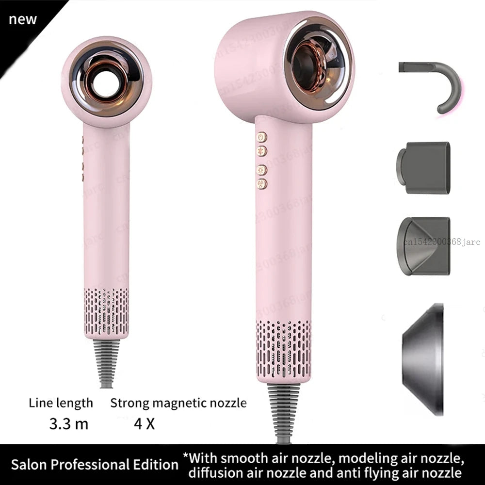 Professional Super Hair Dryer Negative Ion Quick Dry Leafless Hair dryers Salon Home Appliances Constant Temperature Hair Care