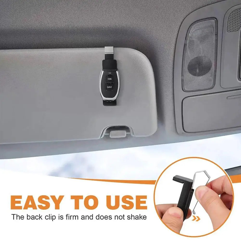 Car Sun Visor Clip Holder Gate Remote for Garage Door Control Car Keychain Universal Car Interior Accessories
