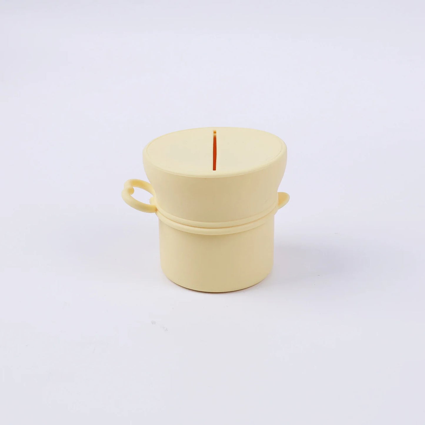Portable Silicone Cup with Handle Food Grade Easy Clean Travel Mug BPA Free Leak Proof Drinking Cup for Outdoor Office