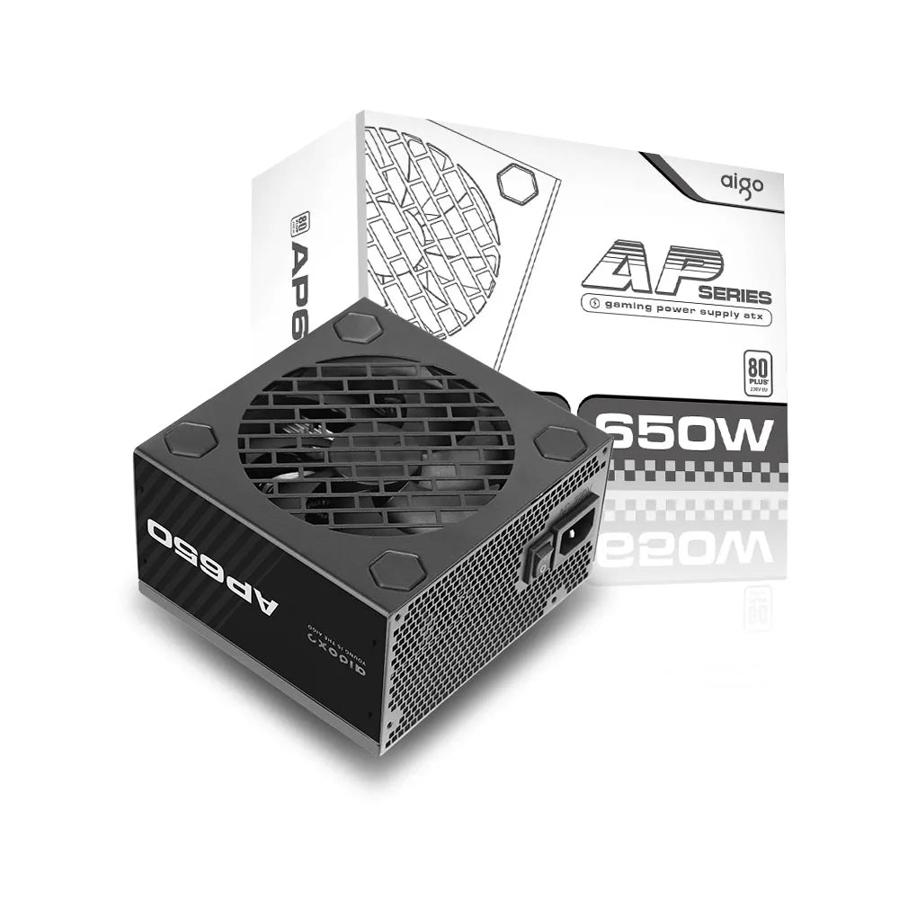 Aigo AP Power Supply PC 550W 650W 750W Diy Gaming 80PLUS 230V EU 120MM Mute FAN ATX Desktop Computer Gamer Fonte PSU For rx 580