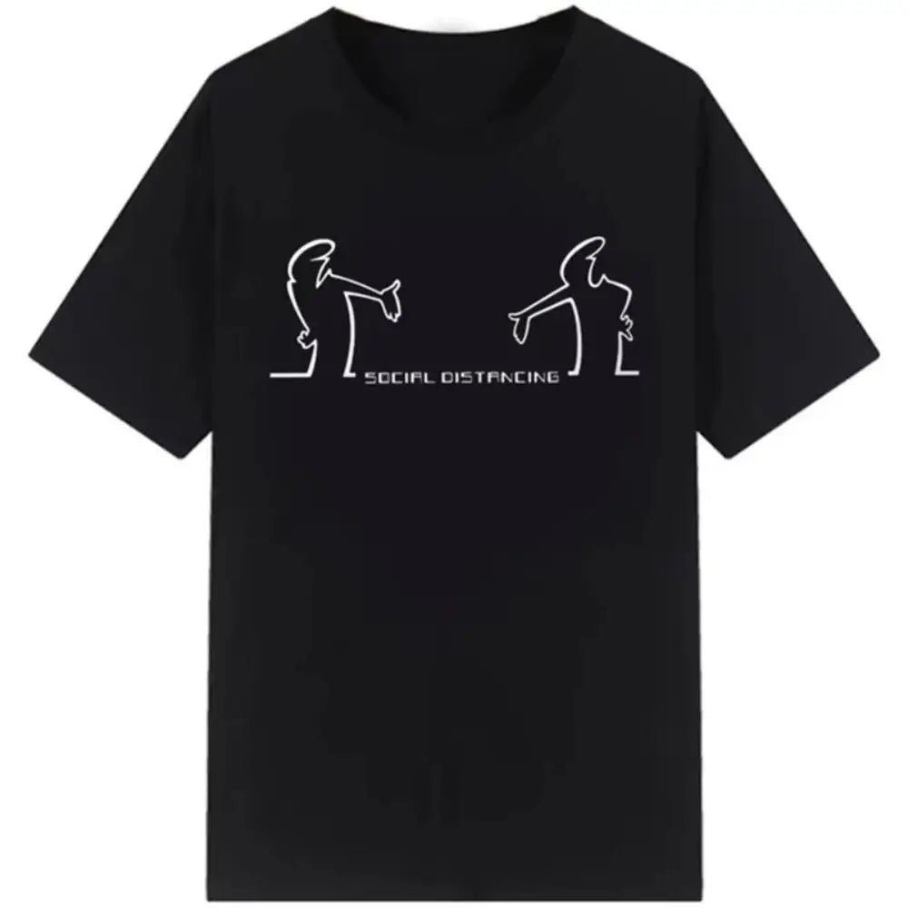 Funny Meme Tops Creative La Linea The Line Osvaldo Cavandoli TV T-Shirt Men Fashion Women's T Shirts Streetwear Tee Casual Tops