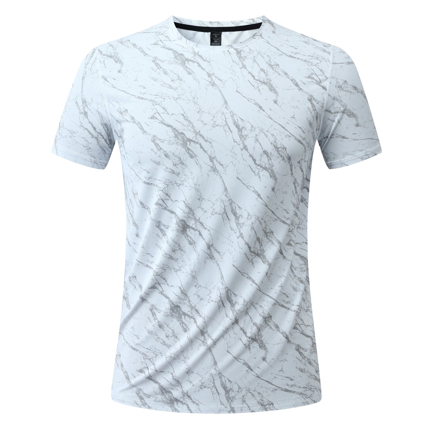 Mens Running T-Shirt Outdoor Sports Tops Short Sleeve Shirt Men Fitness Gym Guys Clothing Shirts Sportswear Breathable Quick Dry