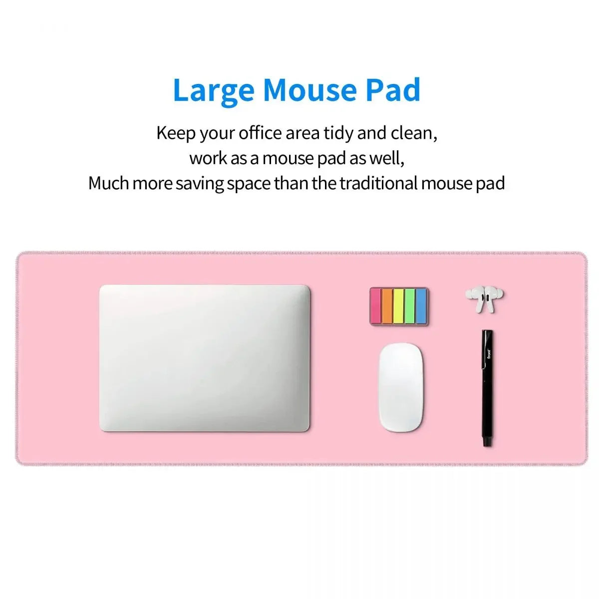 900x400x2mm Mouse Pad Gamer Women Large Home HD Desk Mats Mouse Mat Pink Anti-slip Soft Carpet Office Gamer Mice Pad Table Mat