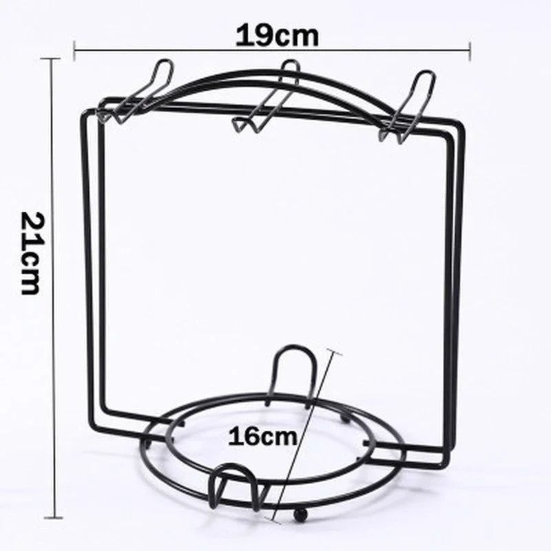 Coffee Cup Holder Hanging Partition Cup Holder Storage Rack Iron Cup Shelf Stand Kitchen Counter Steel Display Stand Home Tool