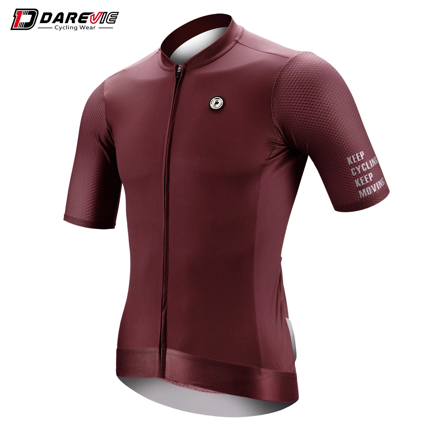 DAREVIE Cycling Jersey SPF 50 Anti-UV Training Level Slim Fit Small Size Men Women Man Cycling Maillot Bike Jersey Cycling Shirt