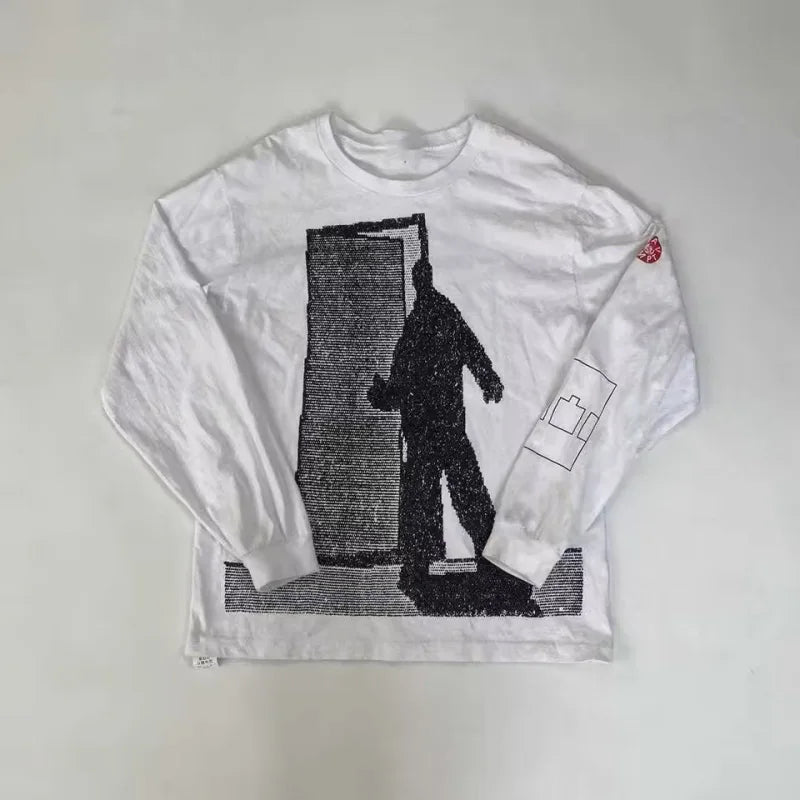 Men T-Shirt Cotton Oversized Vintage Printed Harajuku Hip Hop Loose Tops Tees Fashion Y2k Streetwear Clothing 2000s ropa hombre