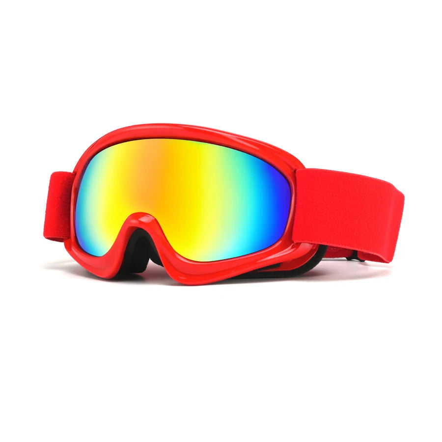 JSJM New Cute Kids Ski Goggles for Age 4-14 Anti-fog UV400 Snow Eyewear Outdoor Sports Winter Snowboard Children Skiing Glasses