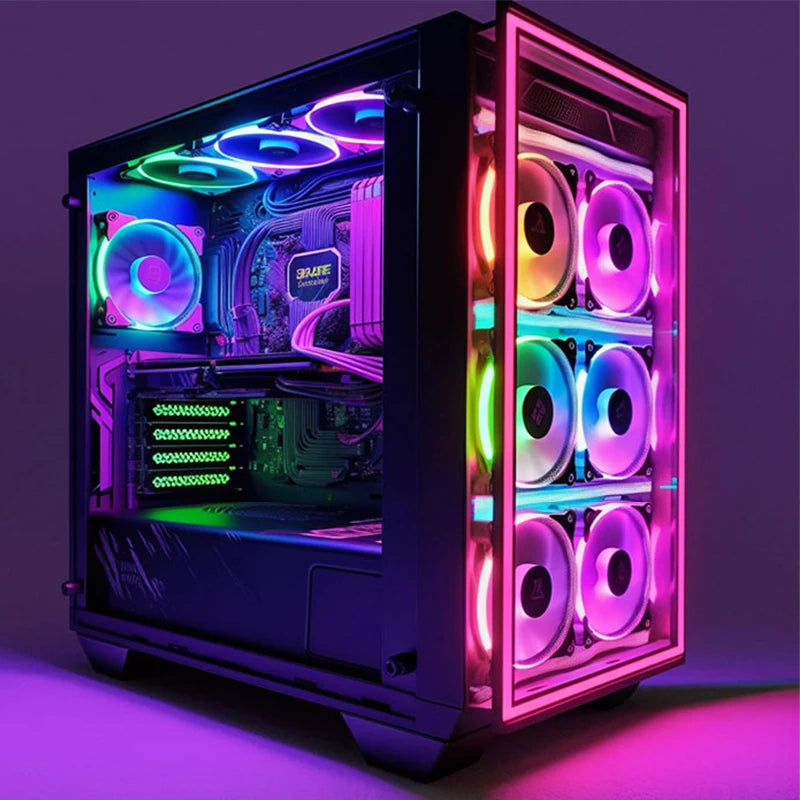 MZX 5V 3PIN ARGB Asynchronous Controller Light Strip Hub Cable SignalRGB OpenRGB Universal Computer PC Cooling Fan Accessories