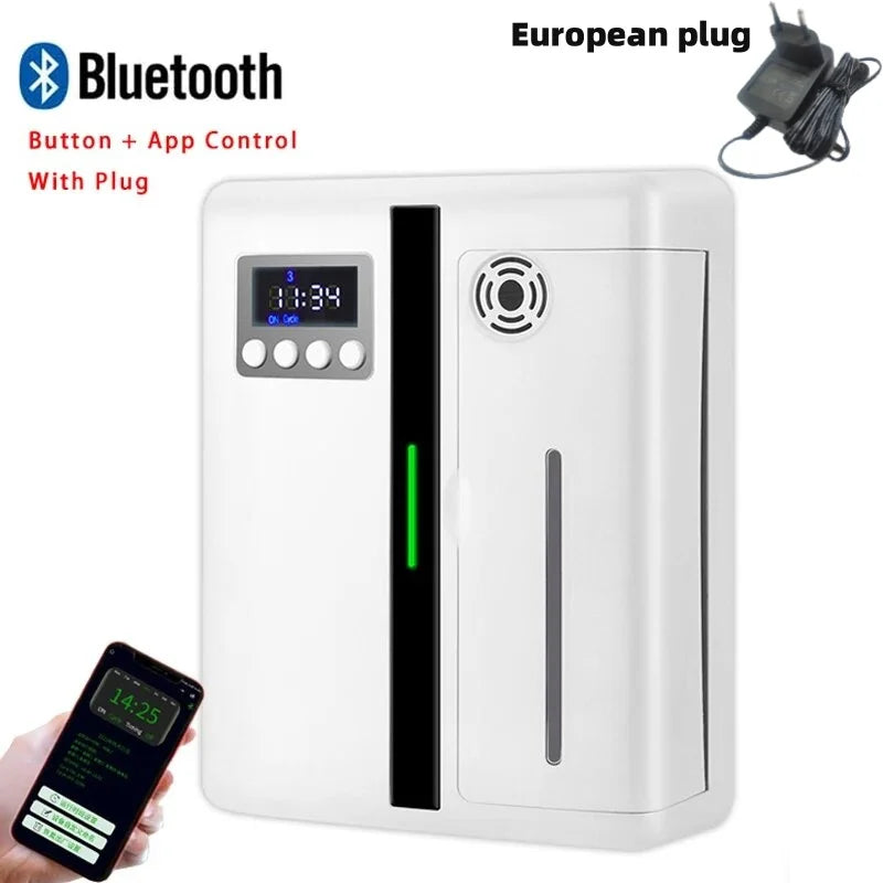 Bluetooth Aromatherapy Diffuser Wall Mounted Smart Essential Oil Machine for Home Hotel Spa Diffuser with Remote Control 2026