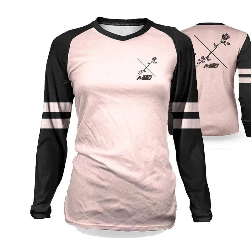 2026 New WOMEN Downhill Jerseys Mountain Bike MTB Shirts Offroad DH Motorcycle Jersey Motocross Sportwear Clothing Bike Cycling