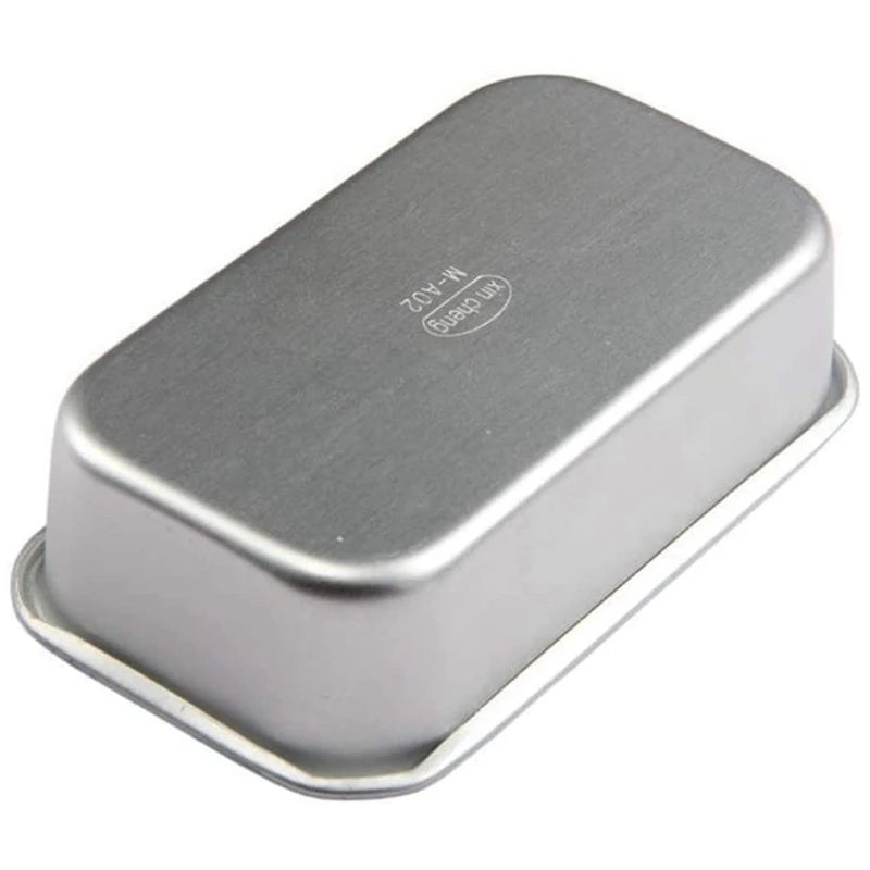 4Pcs Aluminum Alloy Loaf Tin Rectangular Non-Stick Bread Mould Bread Loaf Pans Baking Tools Kitchen Dining Bar Supplies