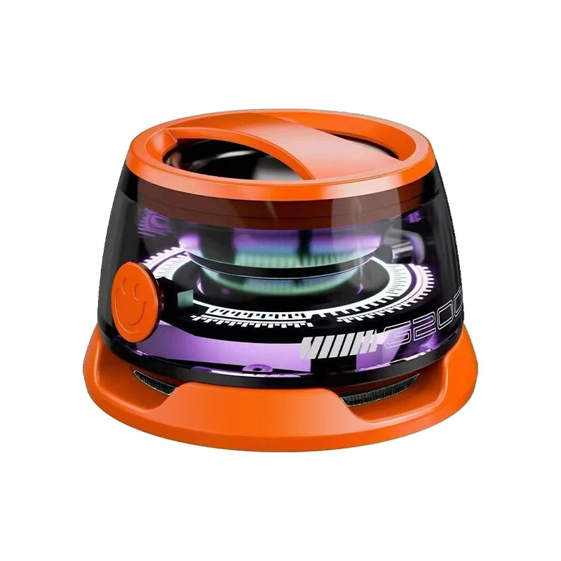 Mini Bluetooth Speaker Portable Phone Holder RGB Lighting Magnetic Speaker BT5.3 Mini Sound Box 7 Hours Playback Easy to carry