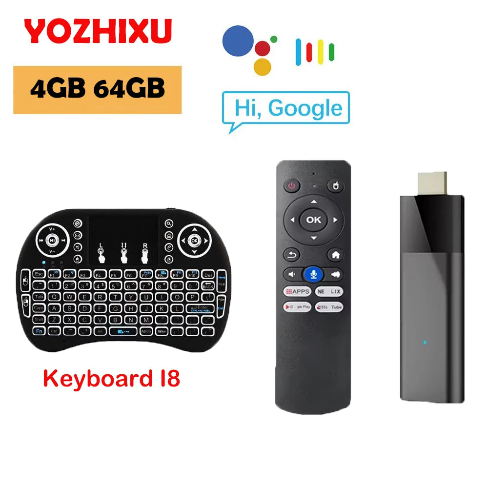 Smart TV Box Q12 8GB+128GB Android 14 Allwinner H313 Google Assistant 8K Video Bluetooth5.4 Media Player Very Fast Set Top Box