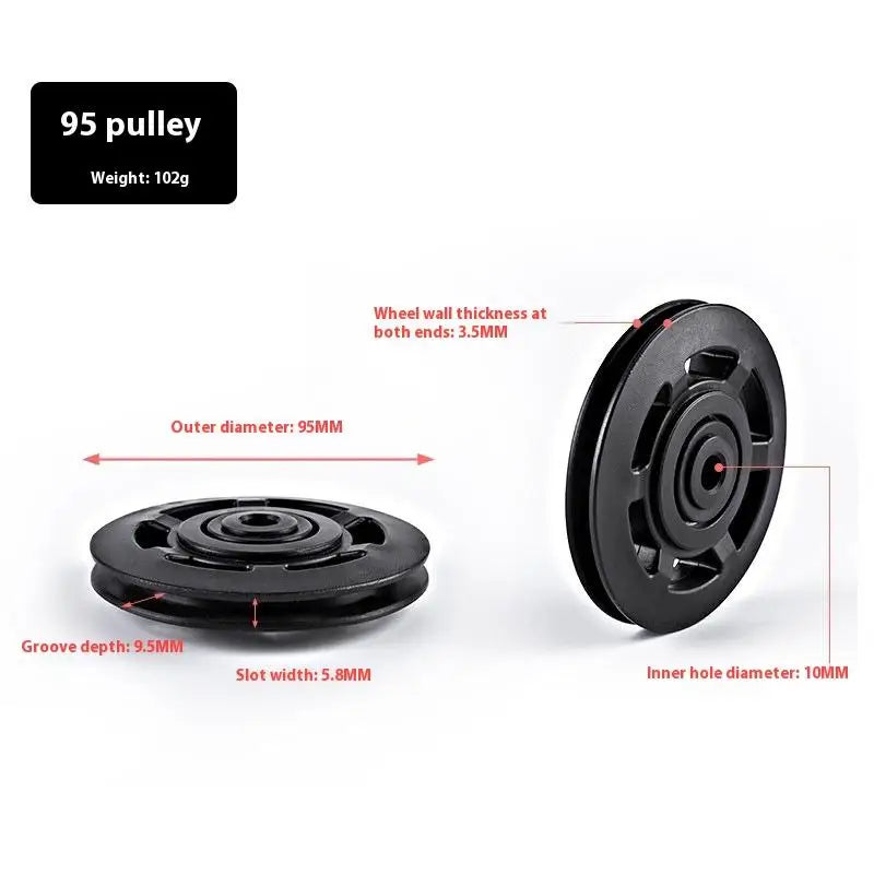 50-160MM Universal Gym Bearing Pulley Nylon Wheel Cable Fitness Equipment