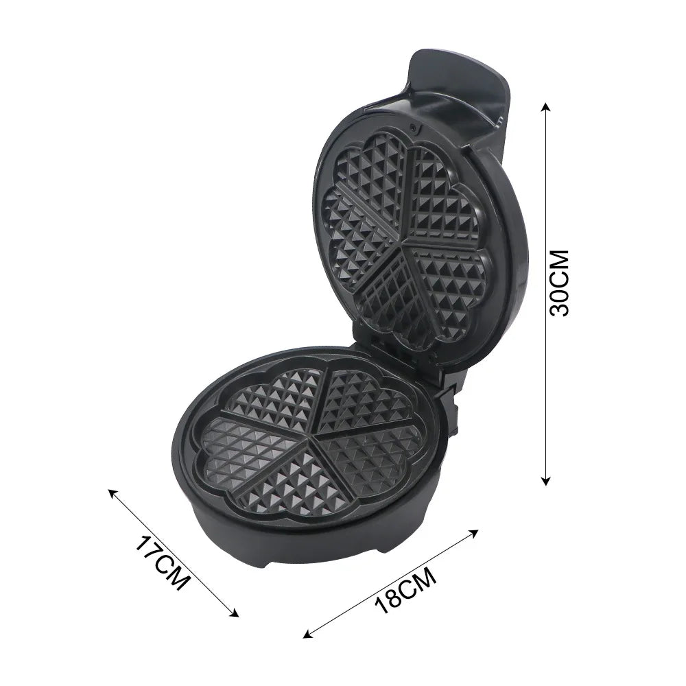 Electric Waffle Maker Cooking Kitchen Appliances Multifunction Breakfast Waffles Machine Non-stick Iron Pan
