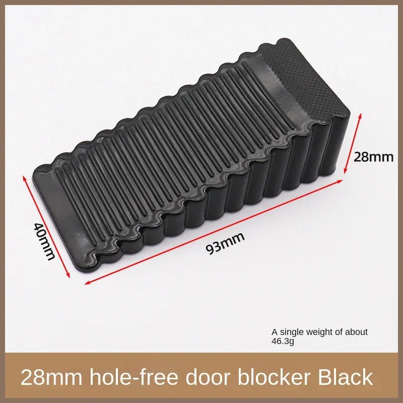 Safety Silicone Door Stop Block Wedge Stop Door Stopper Home Offices Door Rear Retainer Impact Stopper Rubber Stops No Drill