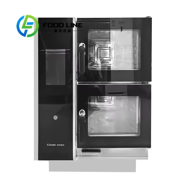 Commercial Combi Steaming Baking Oven High-Capacity Smart Touch Control Electric Convection Oven for Restaurant Hotel Kitchen