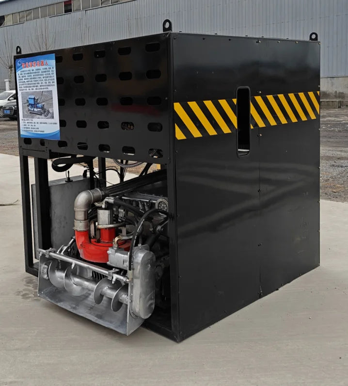 Fully Automated Customized Dredging Robot Eco-friendly Closed-loop Operation for River Septic Tank Dredging