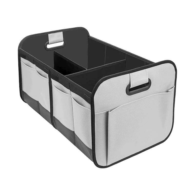Car Trunk Organizer with Reinforced Handles Collapsible Car Organizers and Storage Waterproof Polyester Trunk Organizer