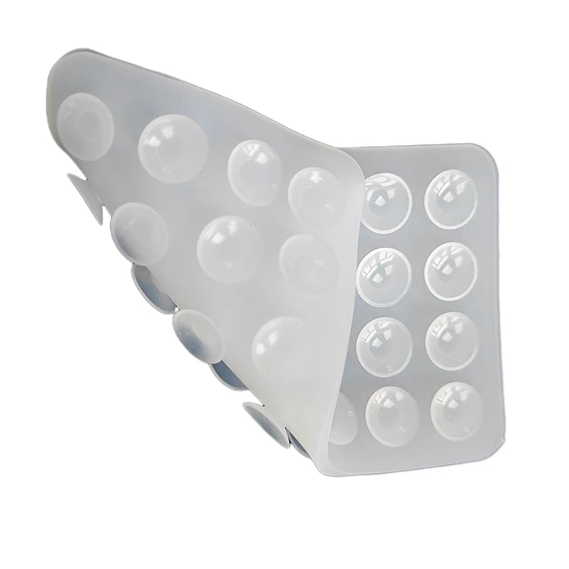 Square Double-sided Backed Adhesive Sucker Pad For Fixed Pad Double Side Silicone Suction Pad Mobile Phone Fixture Suction Cup