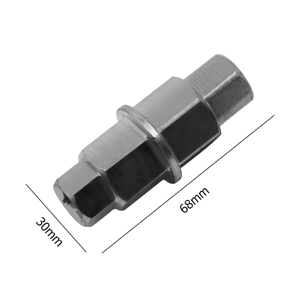 Motorbike Wheels Steel Motorcycle Front Axle Socket Driver Spanner Spindle Sleeve Auto Hex Key 17mm 19mm 22mm 24mm Wrench Socket