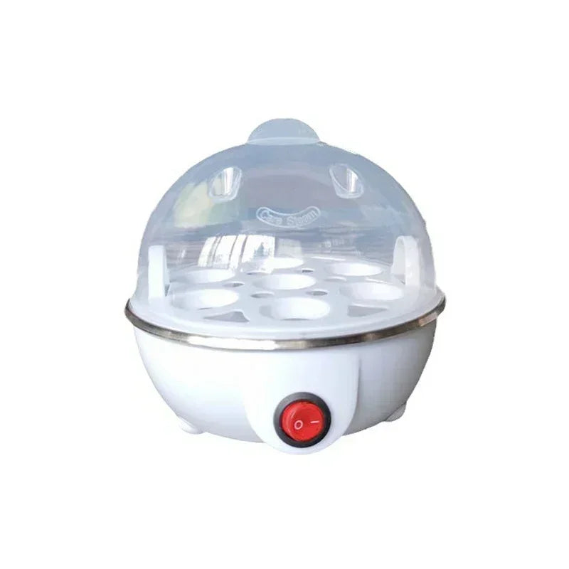Mini Electric Egg Cooker 6 Eggs Steamer Multifunction Auto Shut Off Boiler Fast Cooking for Breakfast Kitchen Appliance