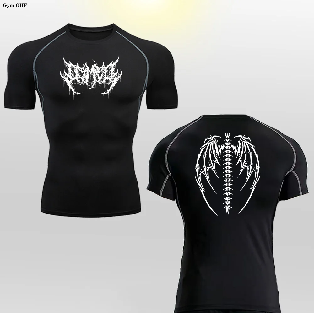 Anime Summer Men's Breathable T shirt Outdoor Sports Basketball Clothing Gym Fitness Treadmill Slow Running Drying T shirts Man