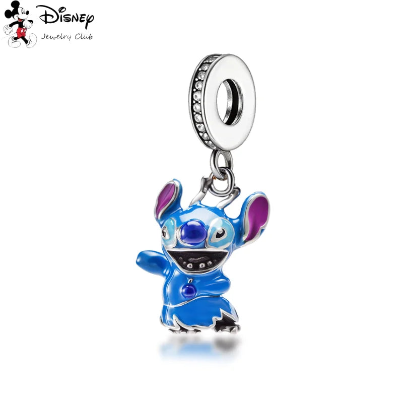 2026 NEW Fine Lilo & Stitch Charm Beads Fit Original Bracelet - Cute Cartoon Enamel Stitch Angel Beads DIY Jewelry Women Girls
