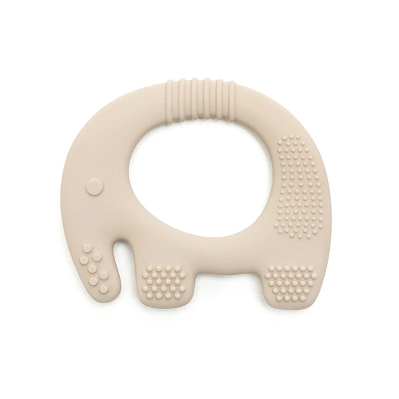 Cartoon Animal Baby Soft Silicone Teether BPA Free New Born Gift Food Grade Infant Chewing Nursing Teething Toys Babies Stuff