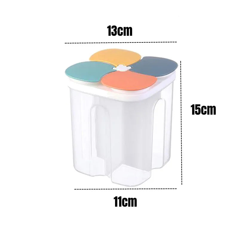 Kitchen Storage Box Food Storage Containers Plastic Grain Storage Tank Sealed Moisture Proof with Lid Container Kitchen Items